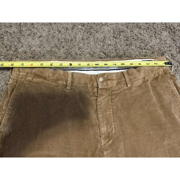 POLO RALPH LAUREN Brown Corduroy Pants Straight Leg Stretch Classic Fit 36x27 - Picture 8 of 10